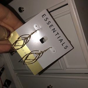 Gold earrings